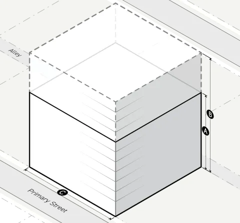 A 3D model of a building is shown on a map.

Description generated by AI